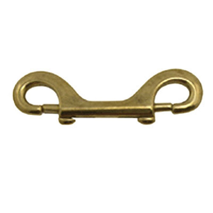 #163 Solid Brass Double End Snap 4-1/2"