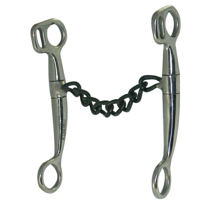 Training Stainless Steel Chain Mouth Bit 5"