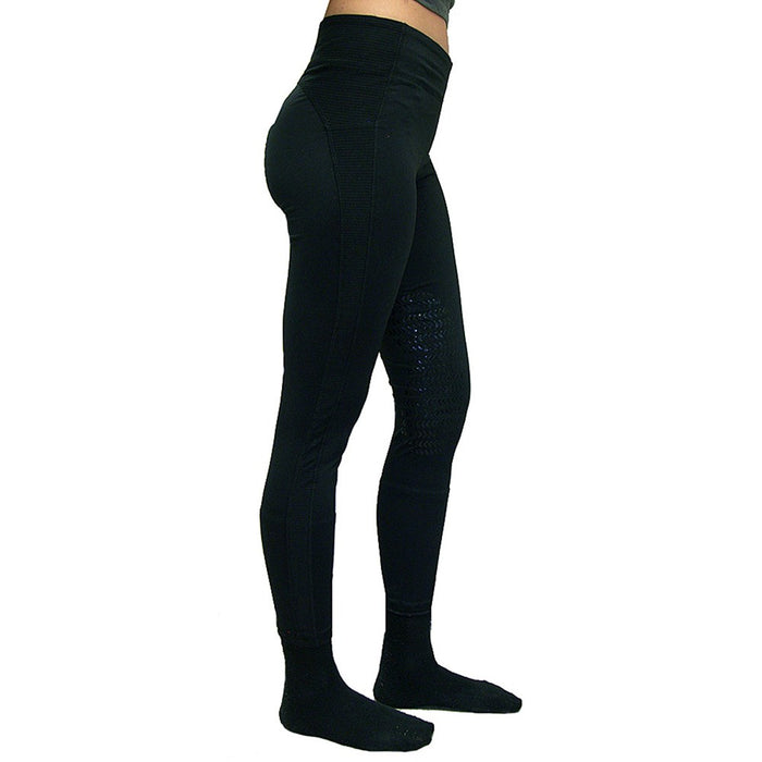 2KGrey Daily Tights with Cell Pocket - Black