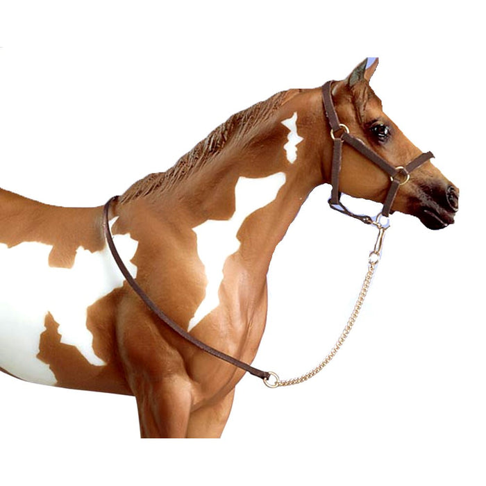 Breyer Halter with Chain Lead Leather 2000