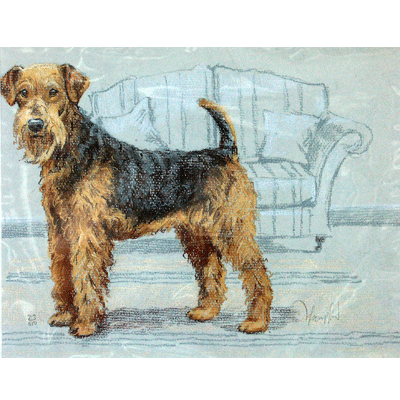 Airedale Terrier Print