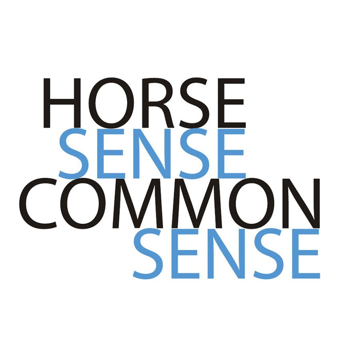 "Horse Sense" Humorous T-Shirt - White
