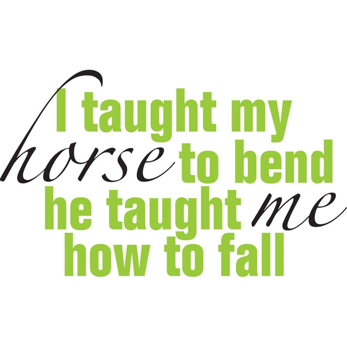 "I Taught My Horse to Bend..." Humorous T-Shirt - White