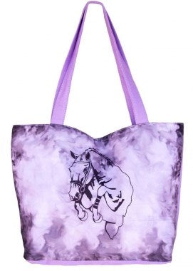 WOW Jumper Canvas Tote Bag - Purple